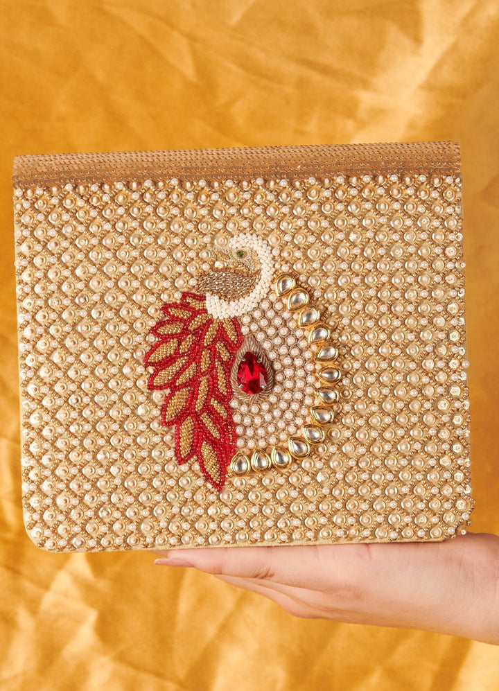 Mayuraa Clutch The Purple Sack - Fabilicious Fashion