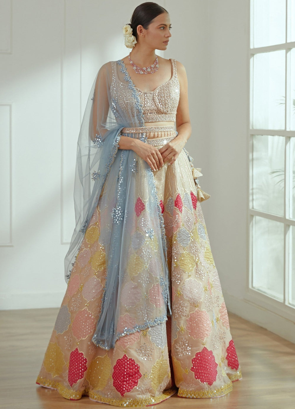 Mia Multicolour Lehenga Set Studio Iris - Fabilicious Fashion