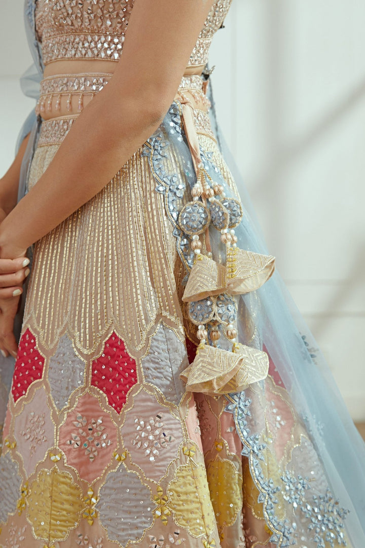 Mia Multicolour Lehenga Set Studio Iris - Fabilicious Fashion