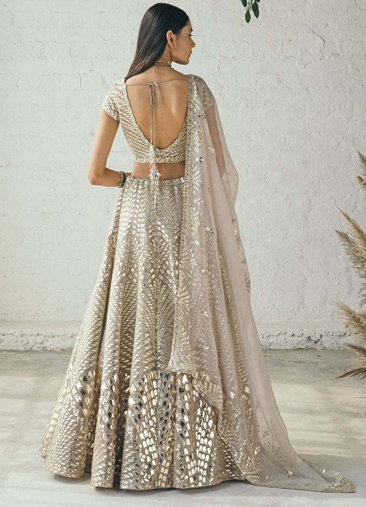 Mink Lehenga Set Studio Iris - Fabilicious Fashion