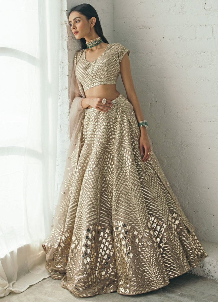Mink Lehenga Set Studio Iris - Fabilicious Fashion