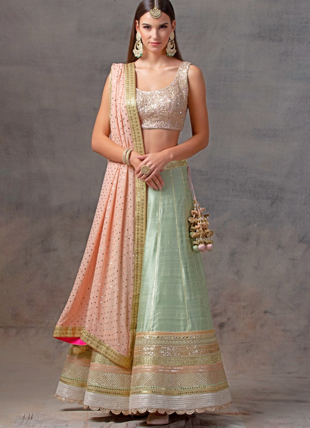 Mint green silk blouse sales
