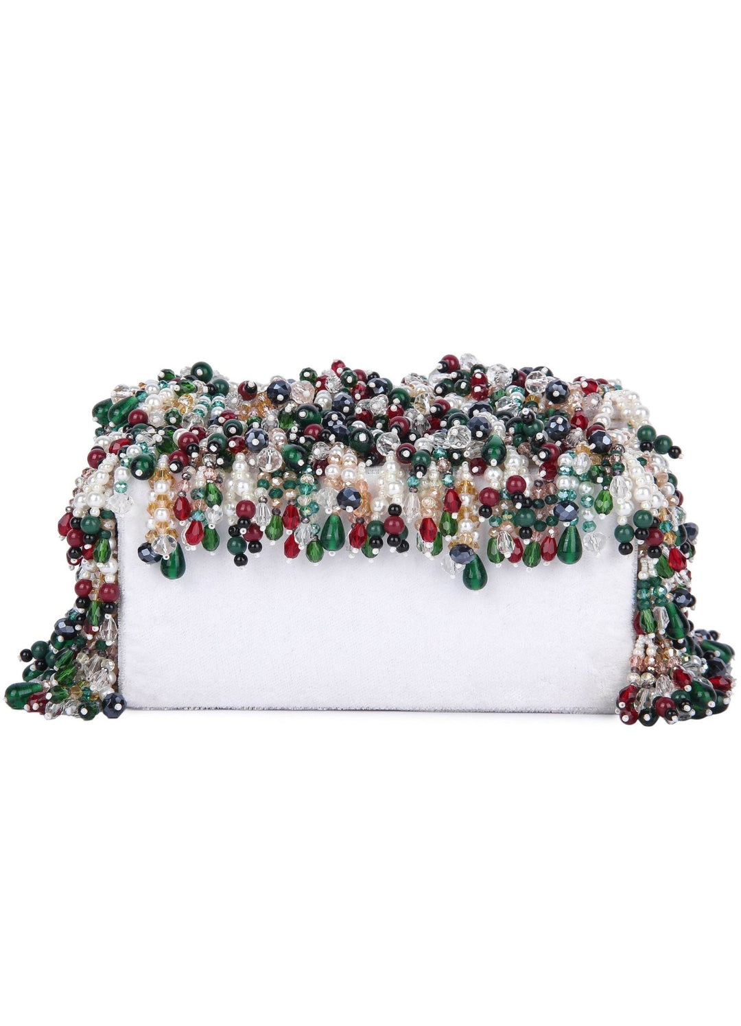 Multicoloured Sunehri Clutch The Purple Sack - Fabilicious Fashion