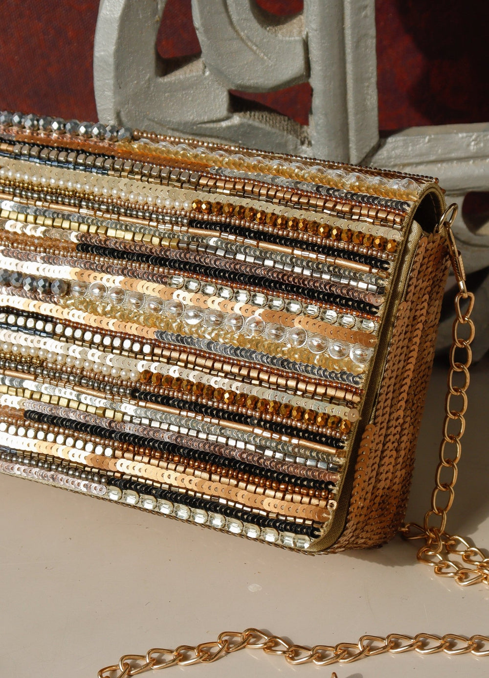Narmadaa Clutch The Purple Sack - Fabilicious Fashion