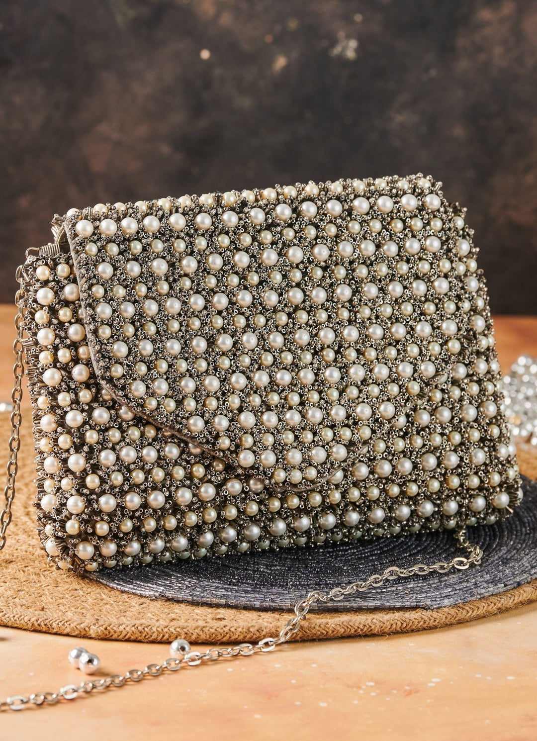 Nazakat Clutch The Purple Sack - Fabilicious Fashion