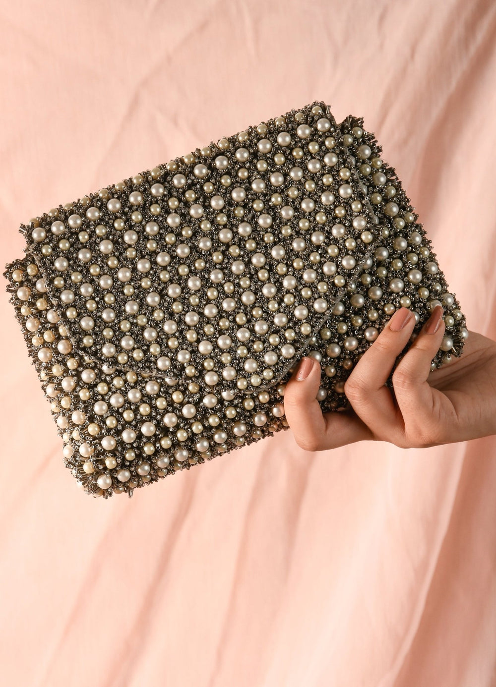 Nazakat Clutch The Purple Sack - Fabilicious Fashion