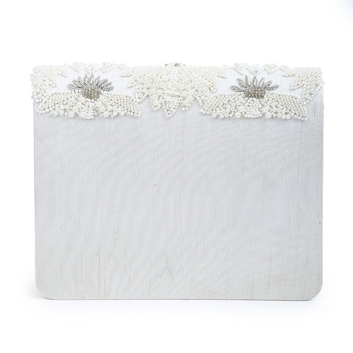 Pearl Flower Clutch The Purple Sack - Fabilicious Fashion