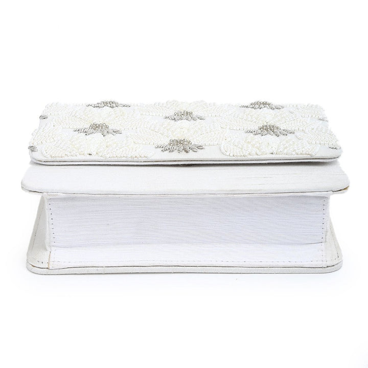 Pearl Flower Clutch The Purple Sack - Fabilicious Fashion