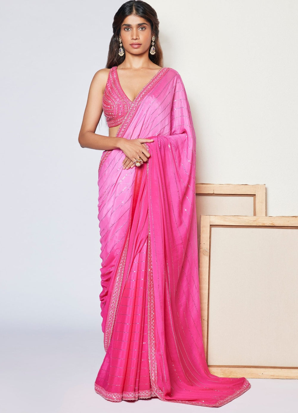 Pink Ivy Saree Chamee n Palak - Fabilicious Fashion