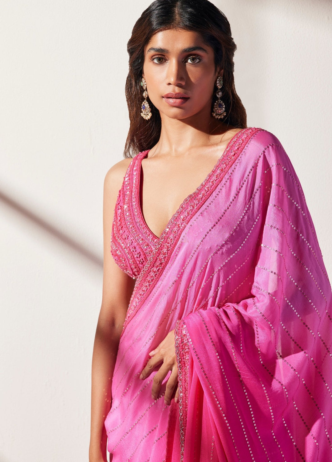 Pink Ivy Saree Chamee n Palak - Fabilicious Fashion