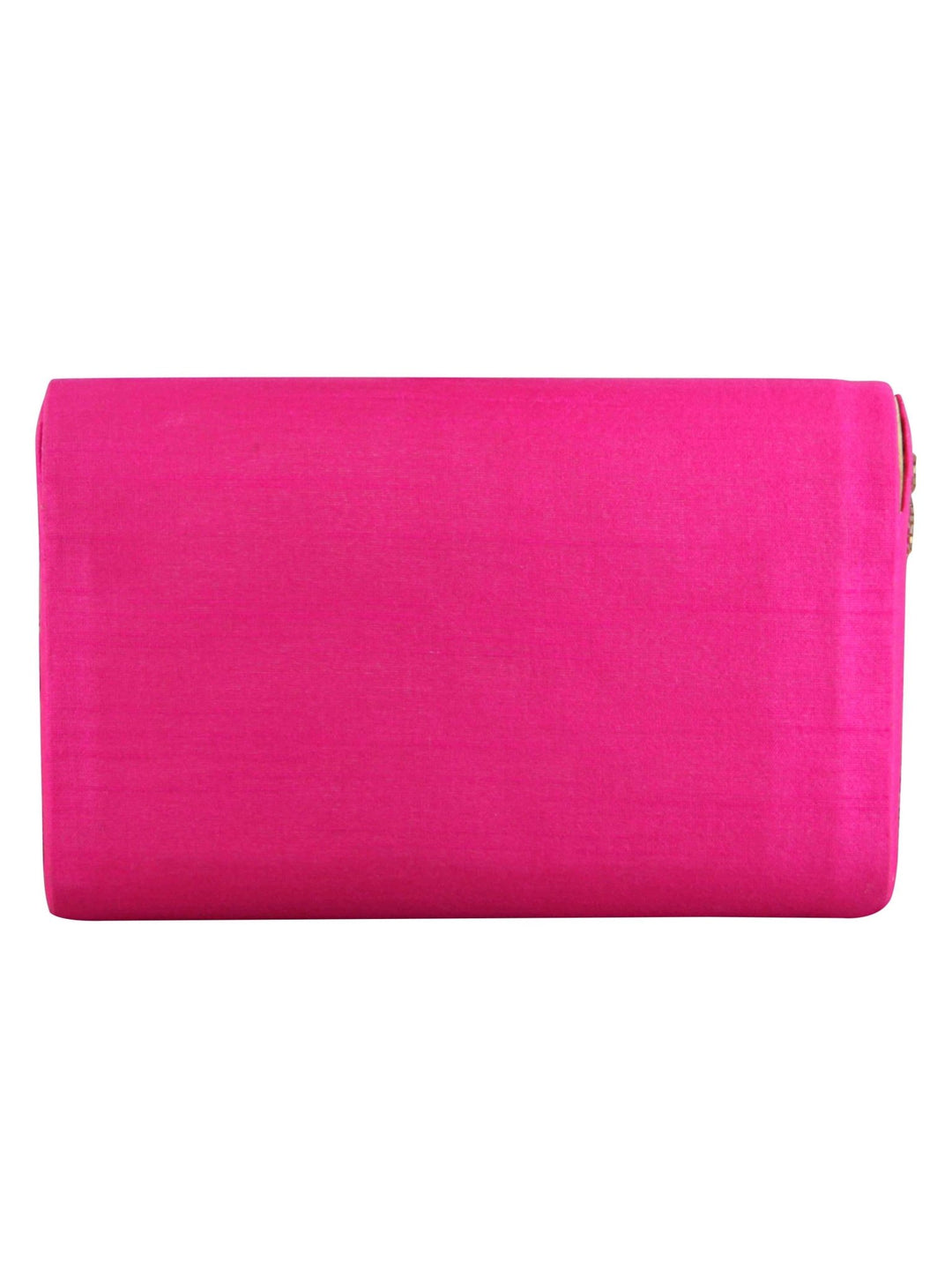Pink Zardosi Clutch The Purple Sack - Fabilicious Fashion