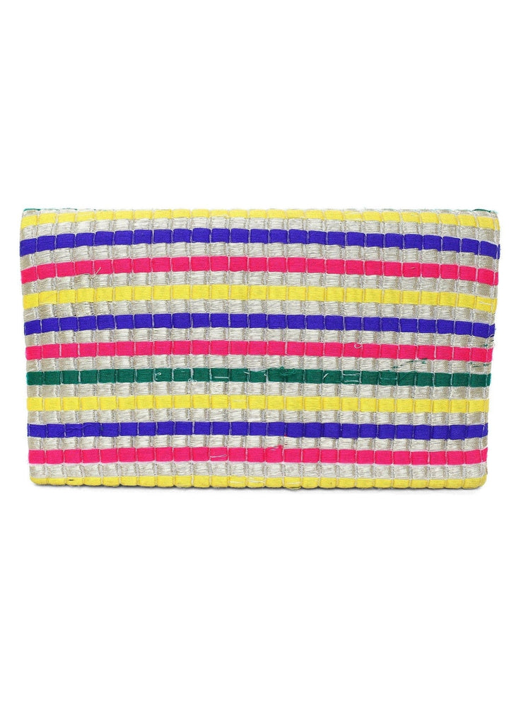 Rainbow Clutch The Purple Sack - Fabilicious Fashion