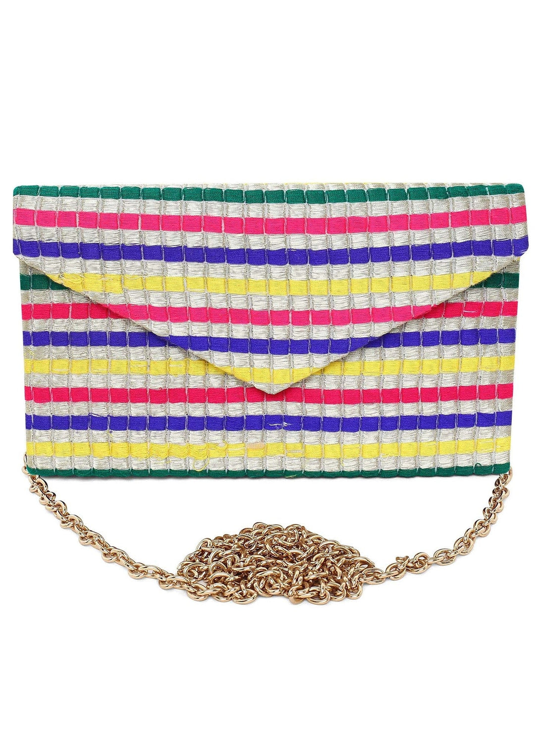 Rainbow Clutch The Purple Sack - Fabilicious Fashion