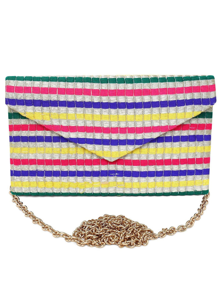 Rainbow Clutch The Purple Sack - Fabilicious Fashion