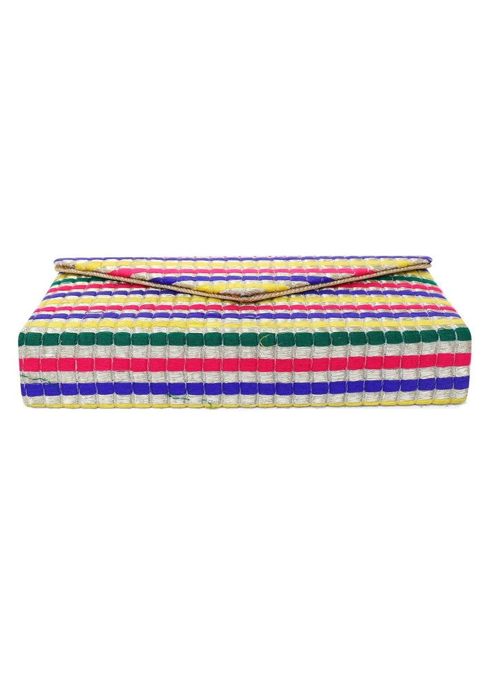 Rainbow Clutch The Purple Sack - Fabilicious Fashion