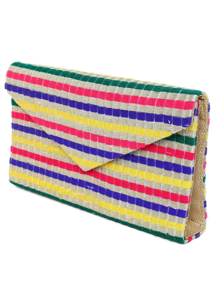 Rainbow Clutch The Purple Sack - Fabilicious Fashion