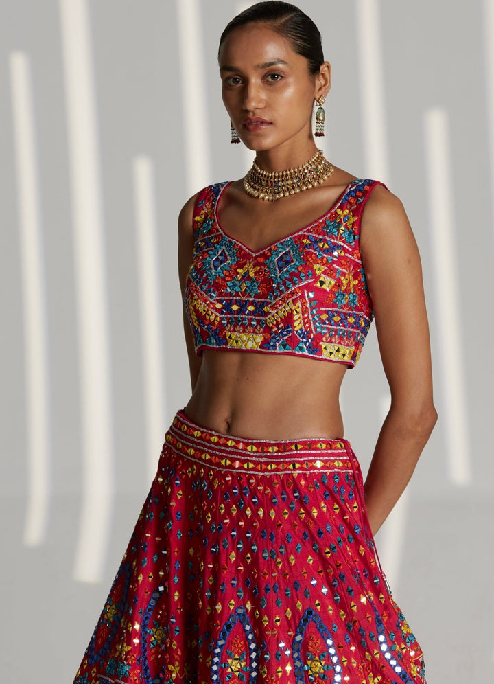 Rani Lehenga Set Angad Singh - Fabilicious Fashion
