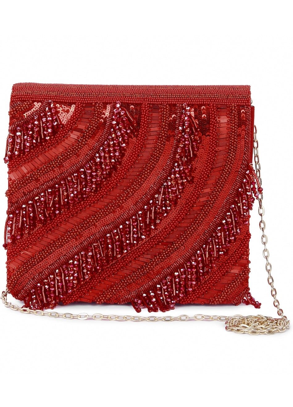 Red Riwaayat Clutch The Purple Sack - Fabilicious Fashion