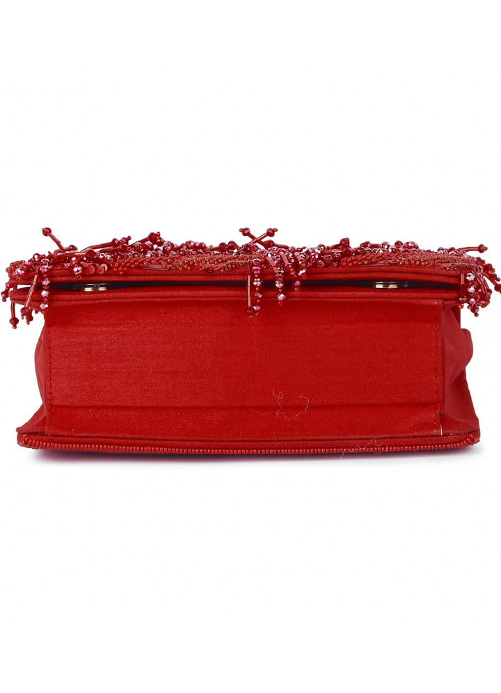 Red Riwaayat Clutch The Purple Sack - Fabilicious Fashion