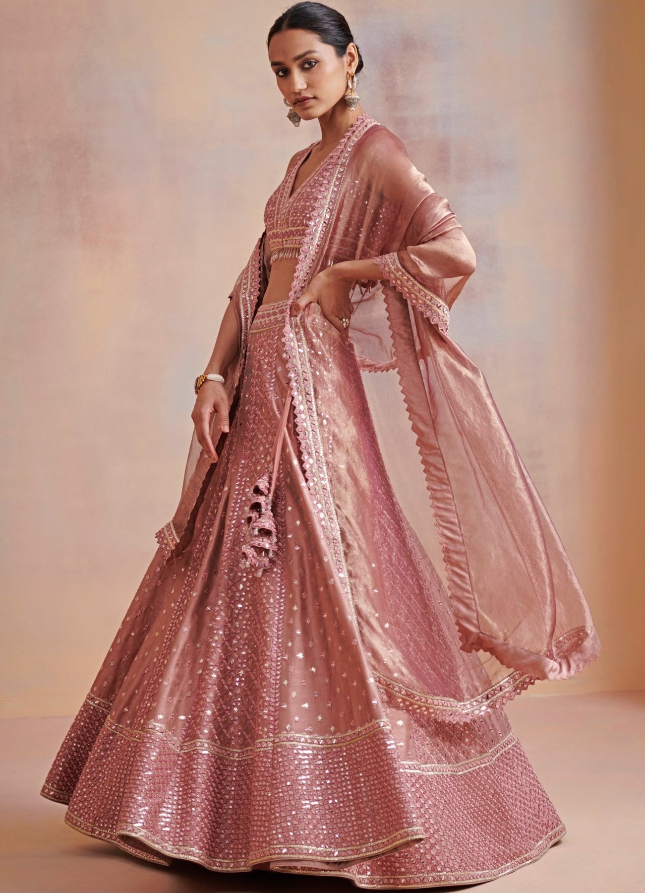 Onion pink deals lehenga choli