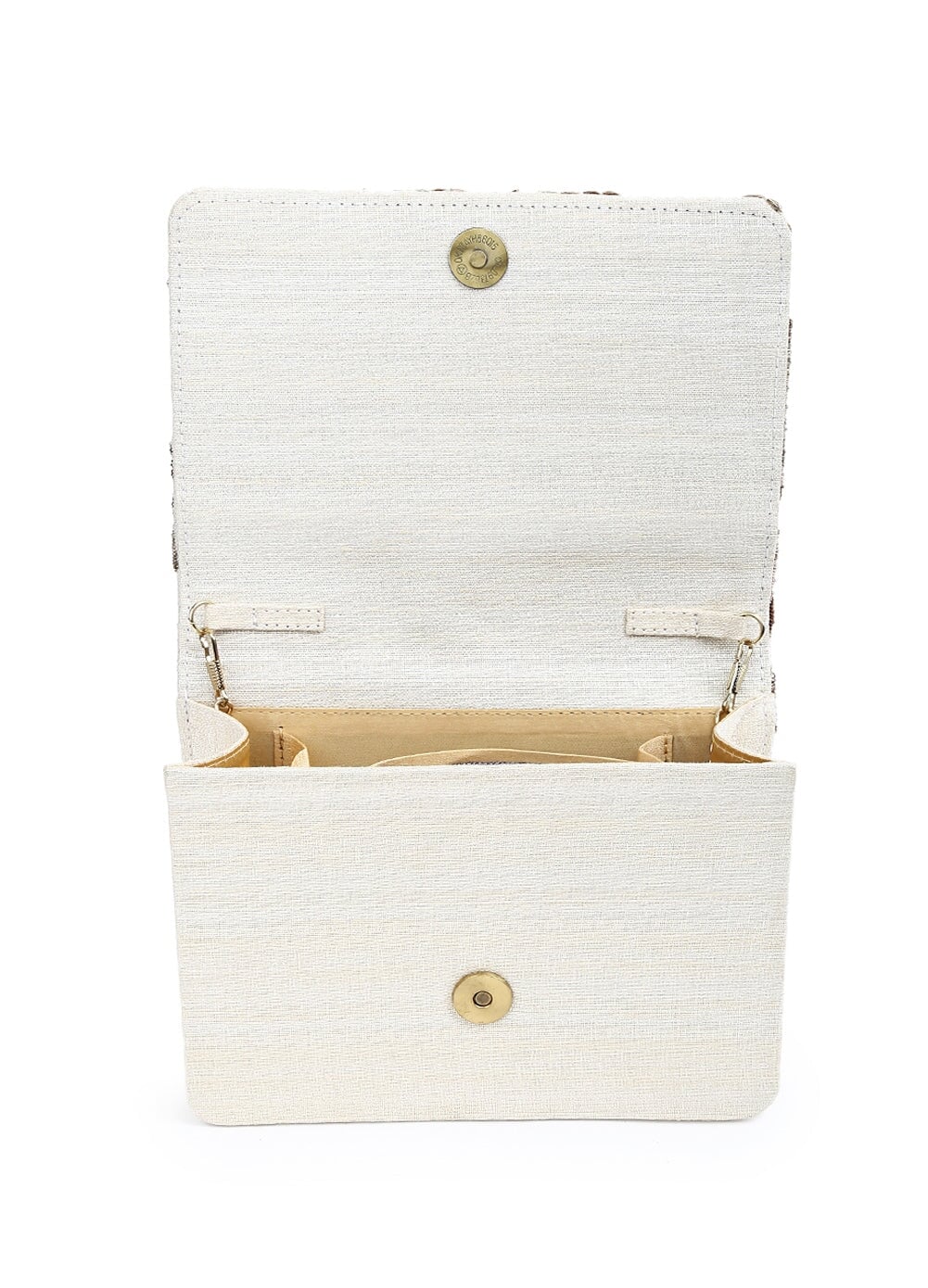 Royal Gold Clutch The Purple Sack - Fabilicious Fashion