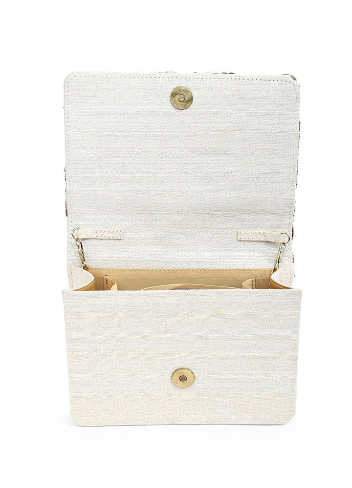 Royal Gold Clutch The Purple Sack - Fabilicious Fashion
