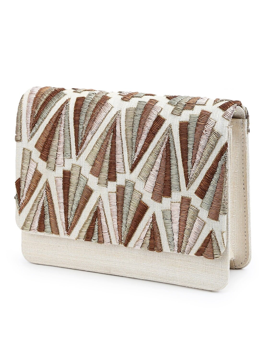 Royal Gold Clutch The Purple Sack - Fabilicious Fashion