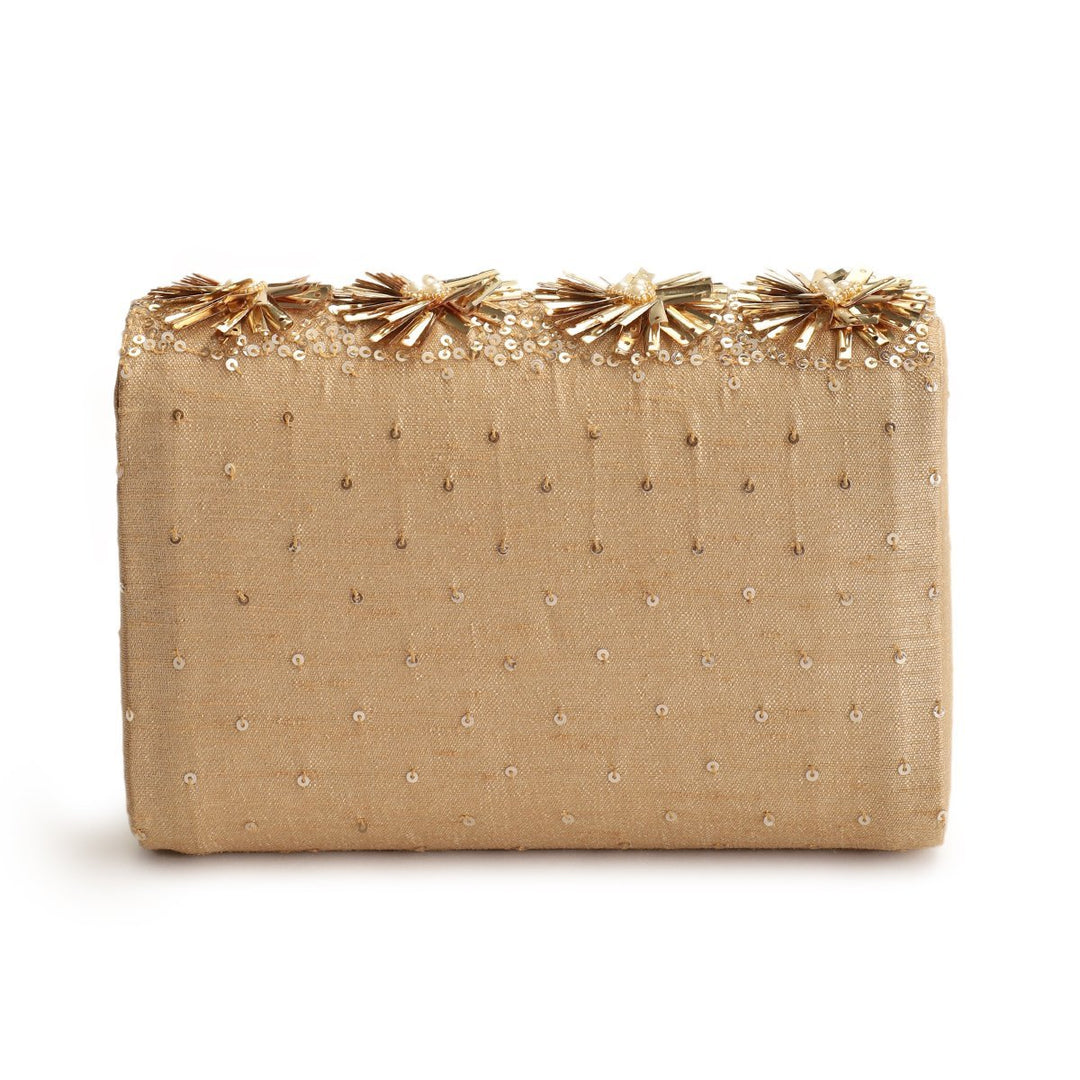 Rust Sparkle Clutch The Purple Sack - Fabilicious Fashion