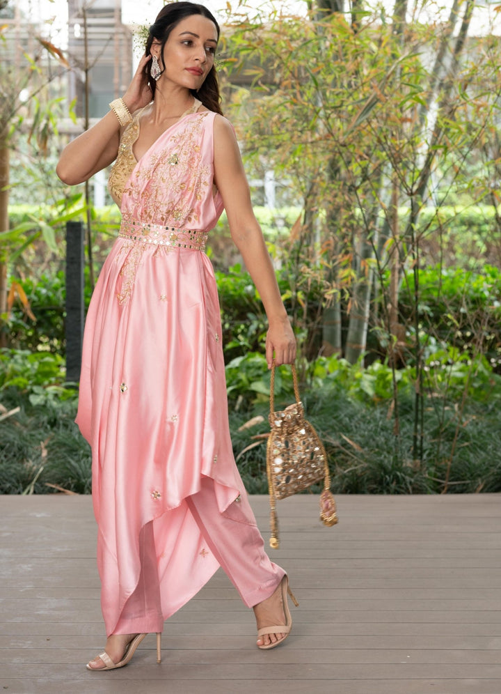 Saanjh Drape Saree Set Rashika Sharma - Fabilicious Fashion