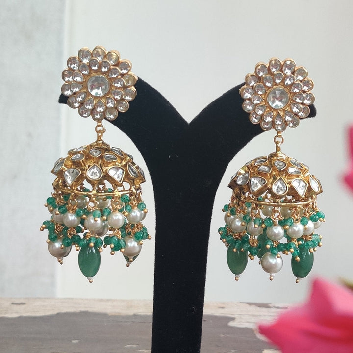Sea Green Necklace Set Riana by Shikha Jindal - Fabilicious Fashion