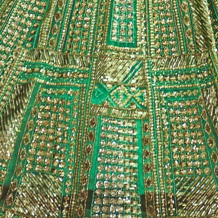 Seagreen Sequins Lehenga Set Angad Singh - Fabilicious Fashion