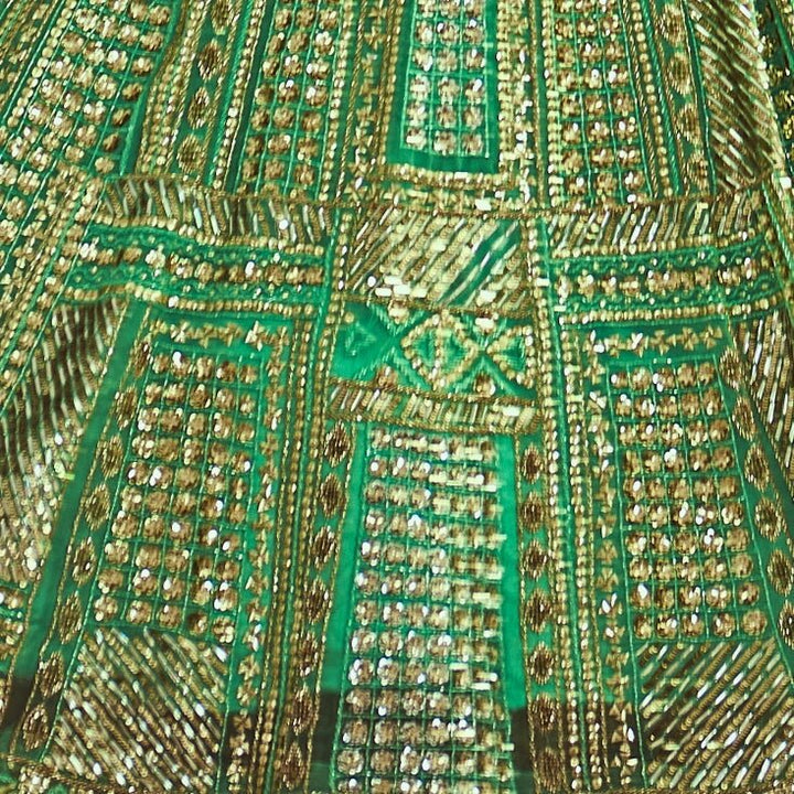 Seagreen Sequins Lehenga Set Angad Singh - Fabilicious Fashion