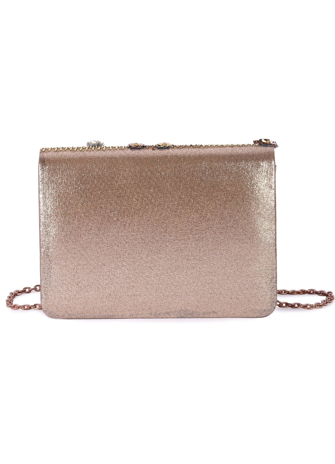 Shaamali Gold Clutch The Purple Sack - Fabilicious Fashion