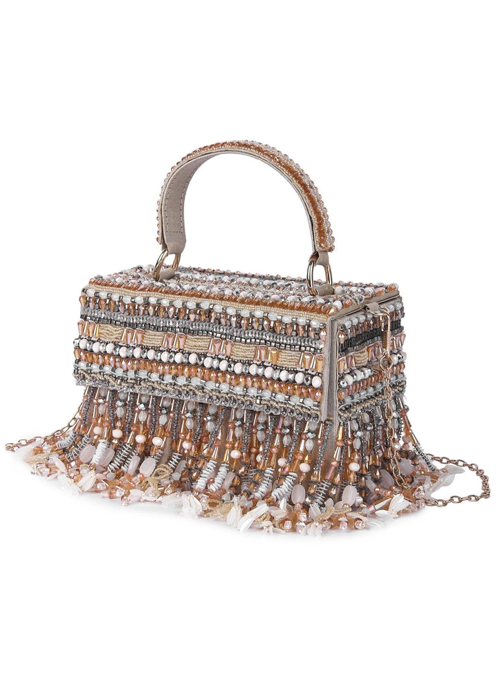 Shahiraa Clutch The Purple Sack - Fabilicious Fashion
