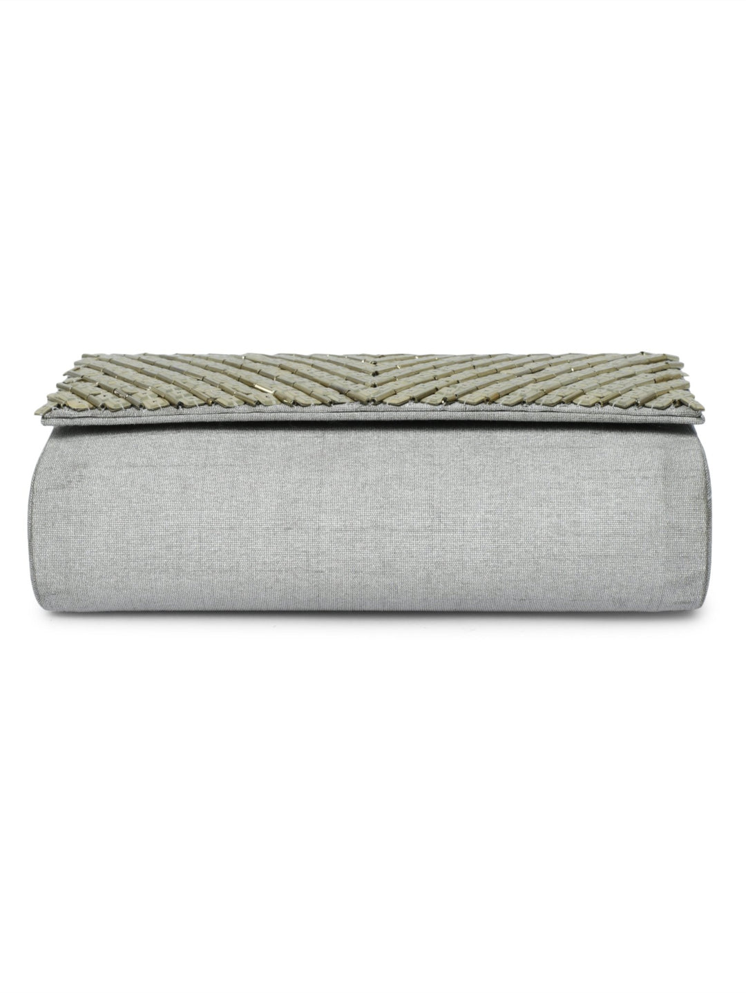 Silver Clutch The Purple Sack - Fabilicious Fashion