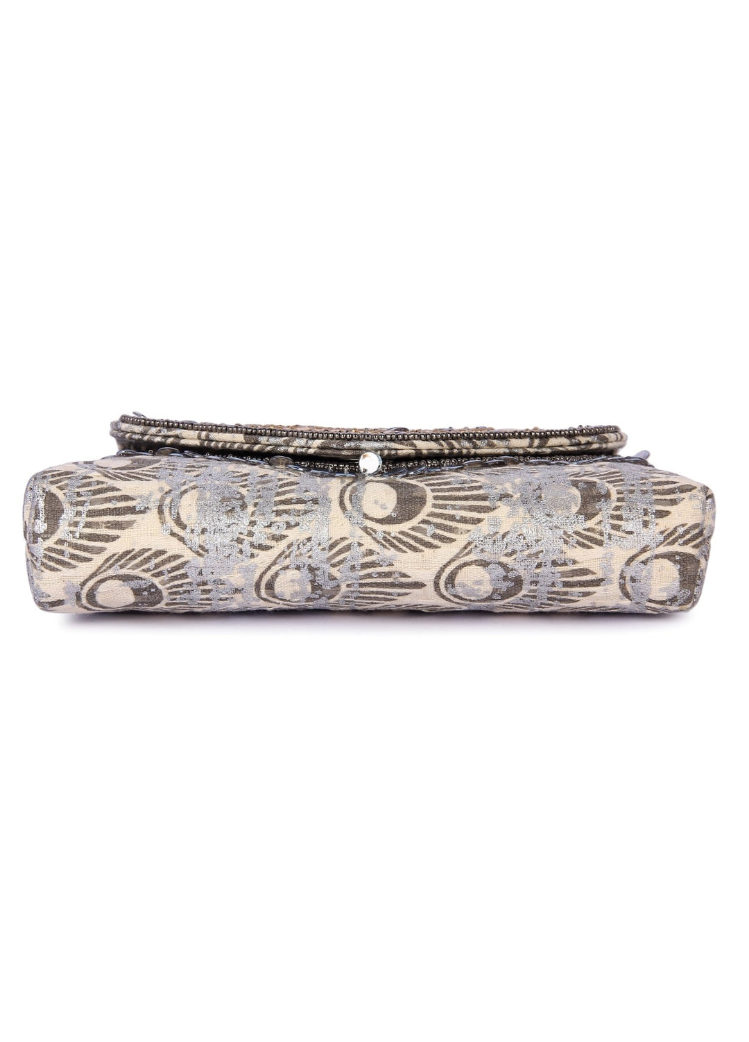 Silver Gold Duo Clutch The Purple Sack - Fabilicious Fashion
