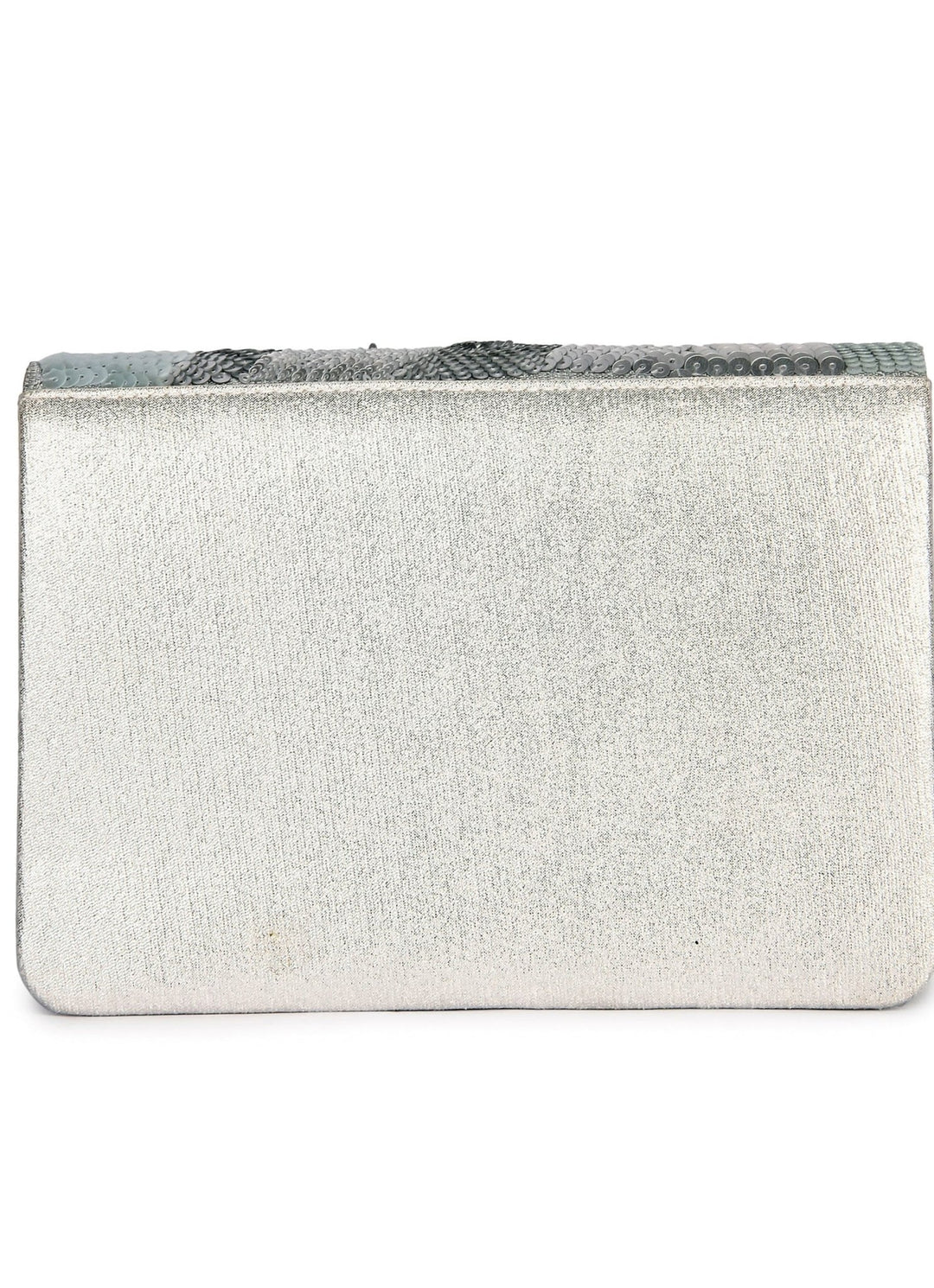 Silver Zing Clutch The Purple Sack - Fabilicious Fashion