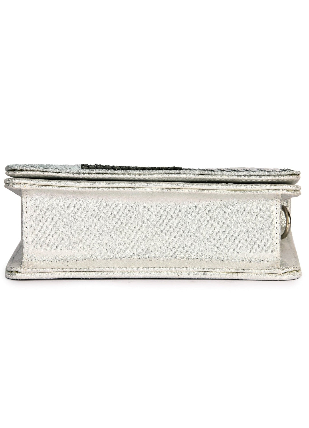 Silver Zing Clutch The Purple Sack - Fabilicious Fashion