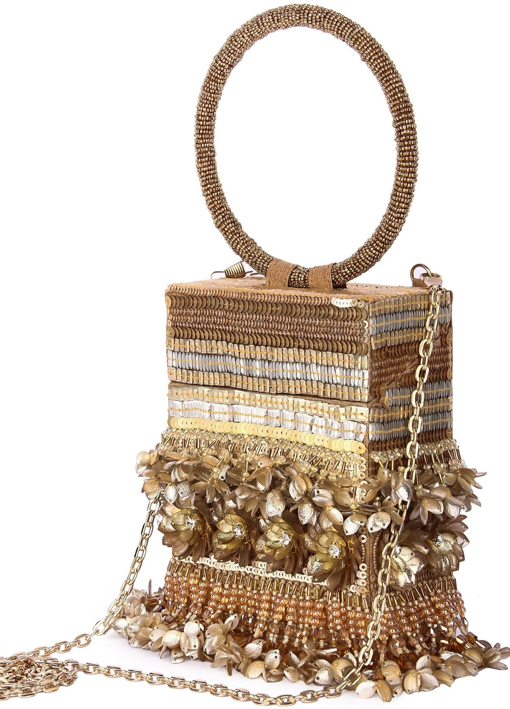 Sona Phool Clutch The Purple Sack - Fabilicious Fashion