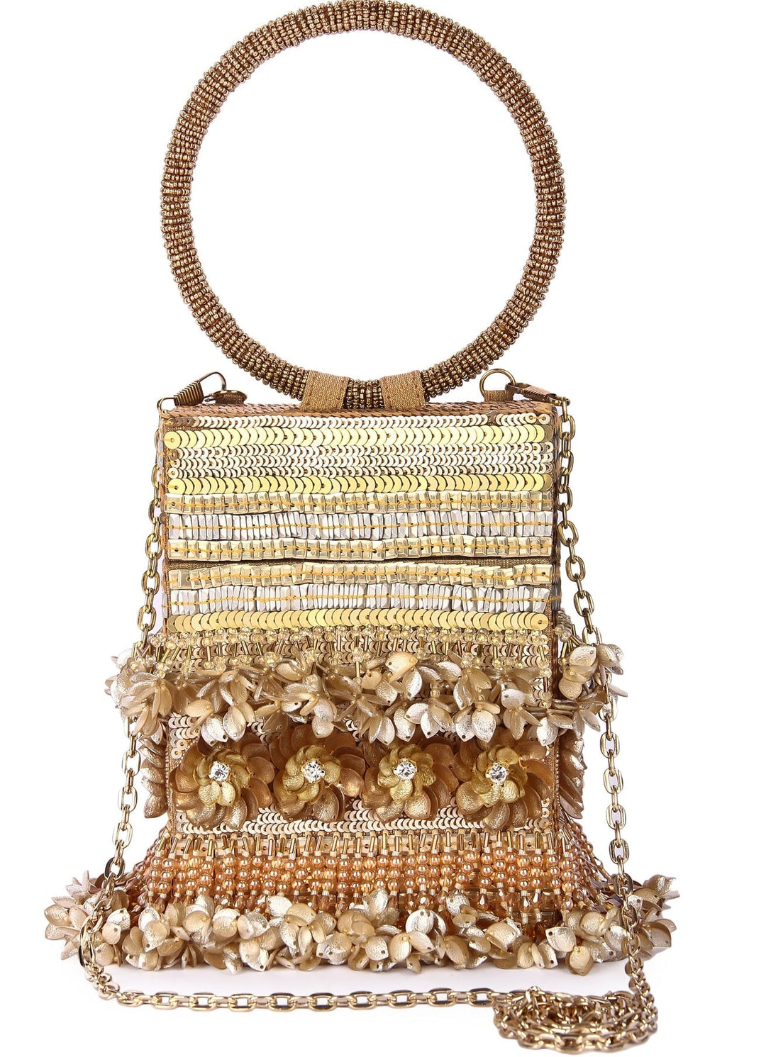 Sona Phool Clutch The Purple Sack - Fabilicious Fashion