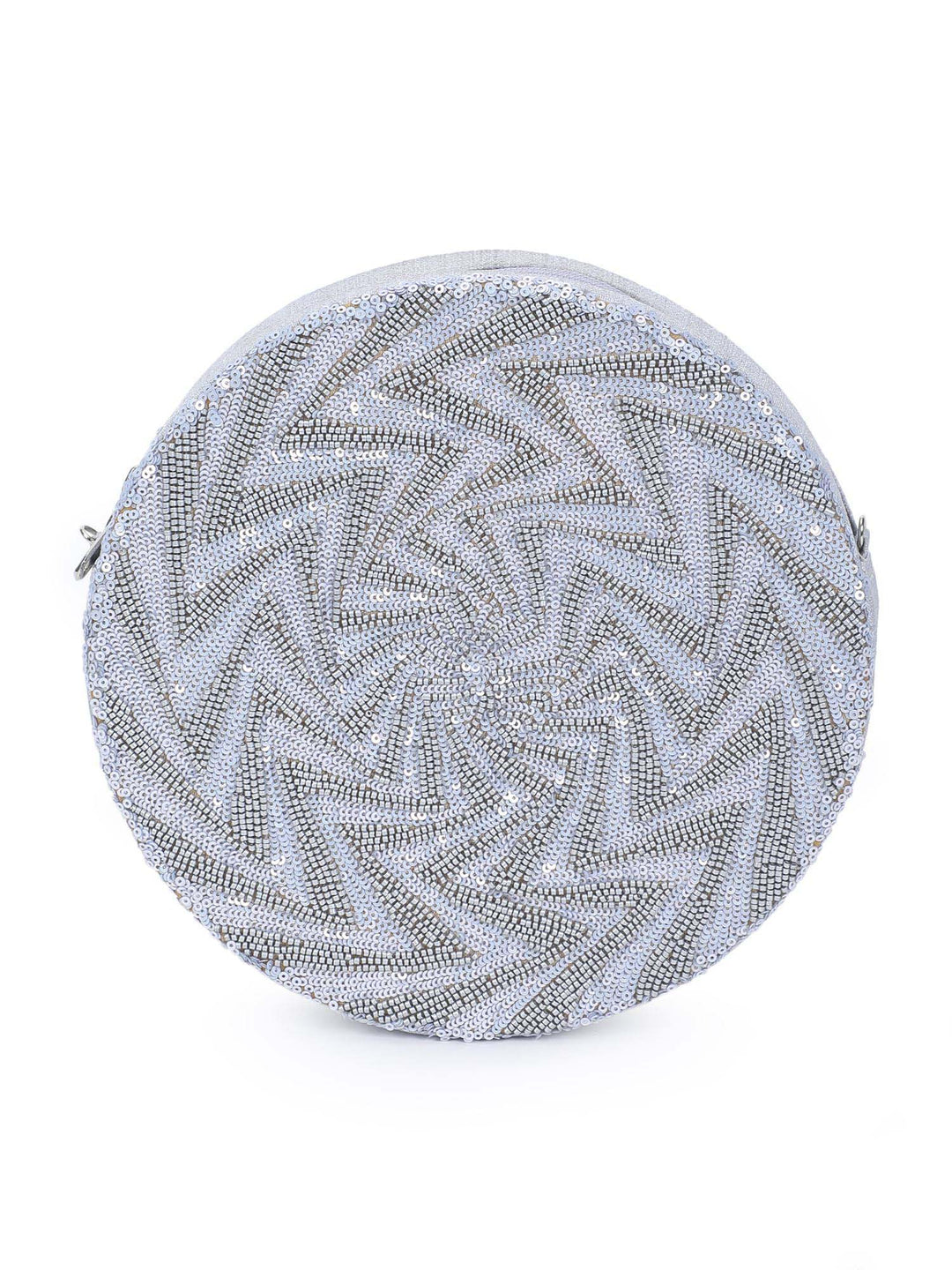 Speckled Silver Sling Bag The Purple Sack - Fabilicious Fashion