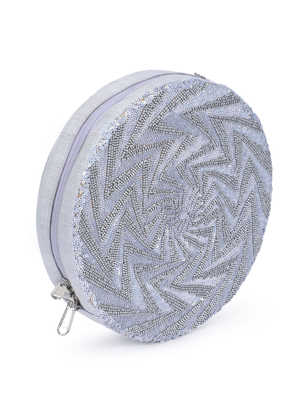 Speckled Silver Sling Bag The Purple Sack - Fabilicious Fashion