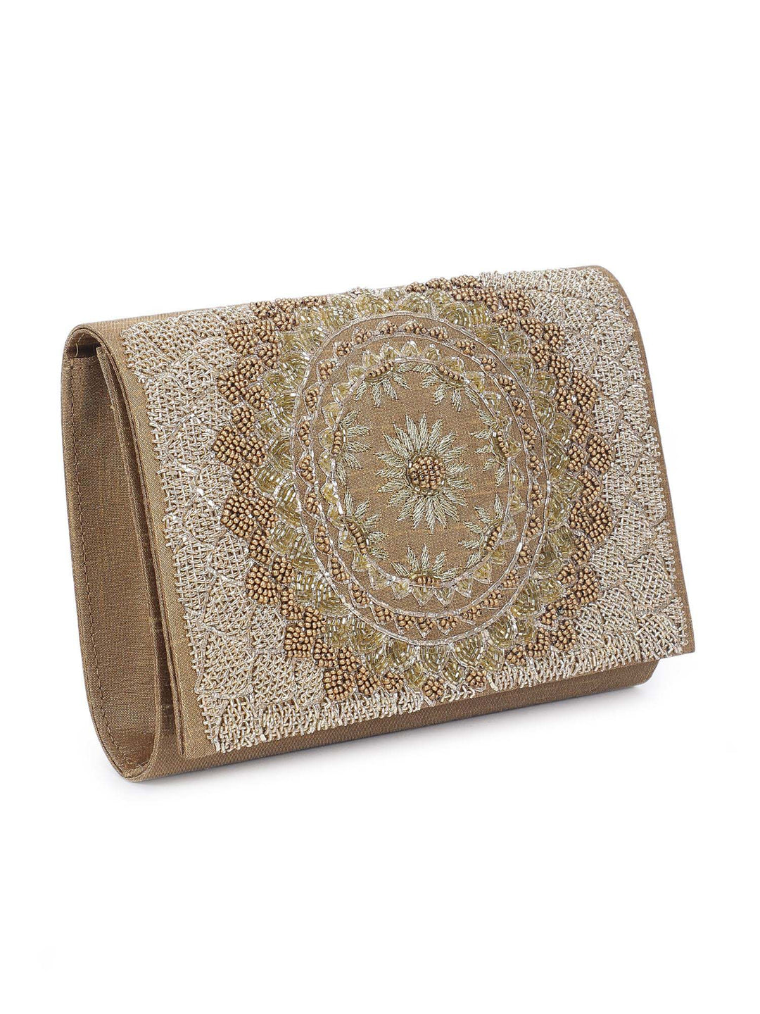 Sun gold clutch The Purple Sack - Fabilicious Fashion