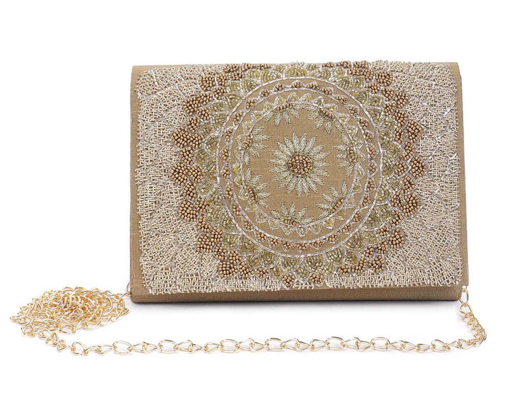 Sun gold clutch The Purple Sack - Fabilicious Fashion