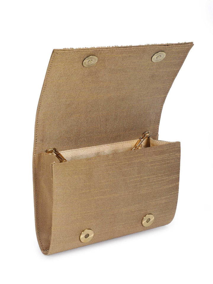 Sun gold clutch The Purple Sack - Fabilicious Fashion