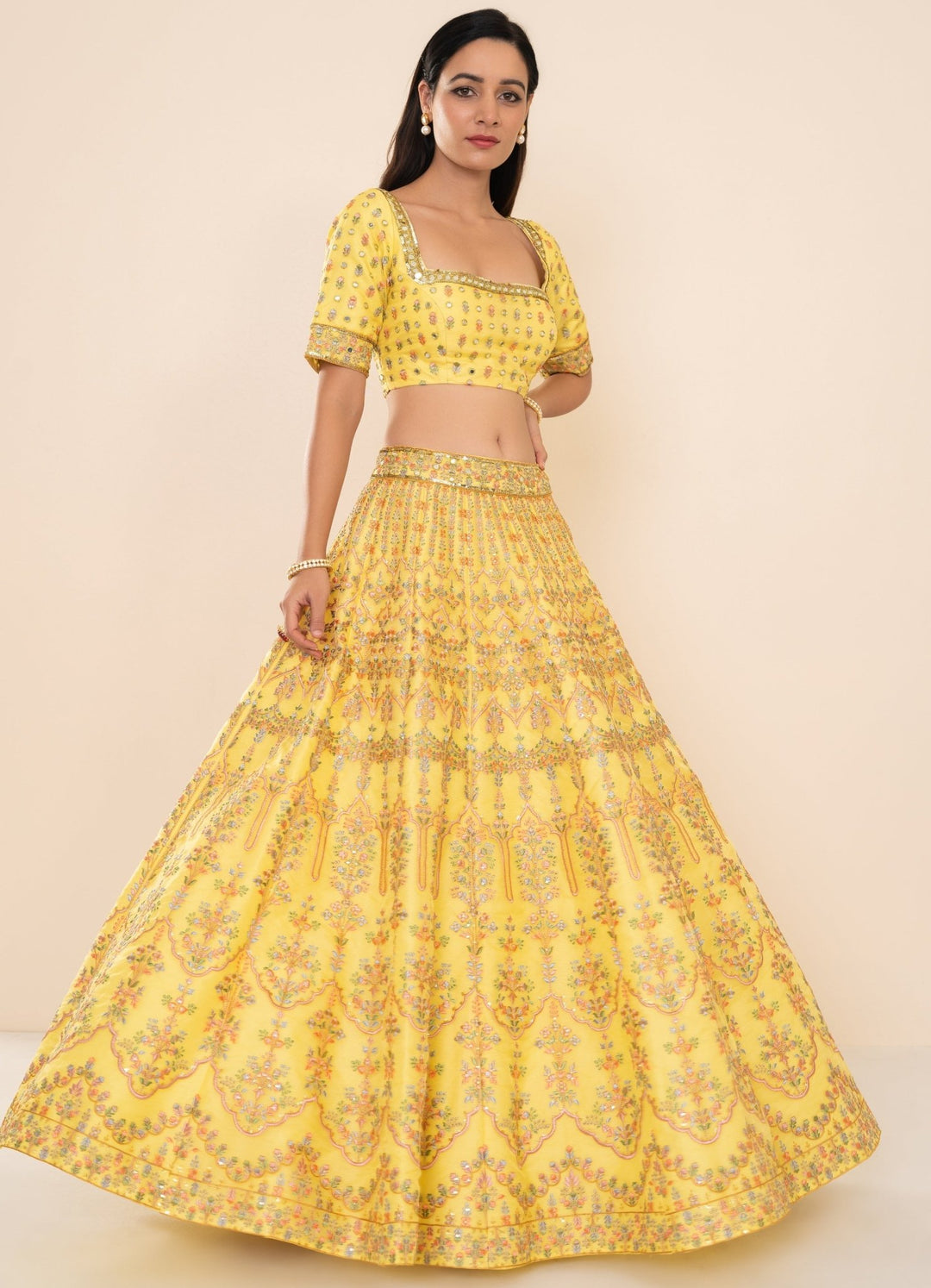 Sun Sparkle Lehenga Set Studio Iris - Fabilicious Fashion