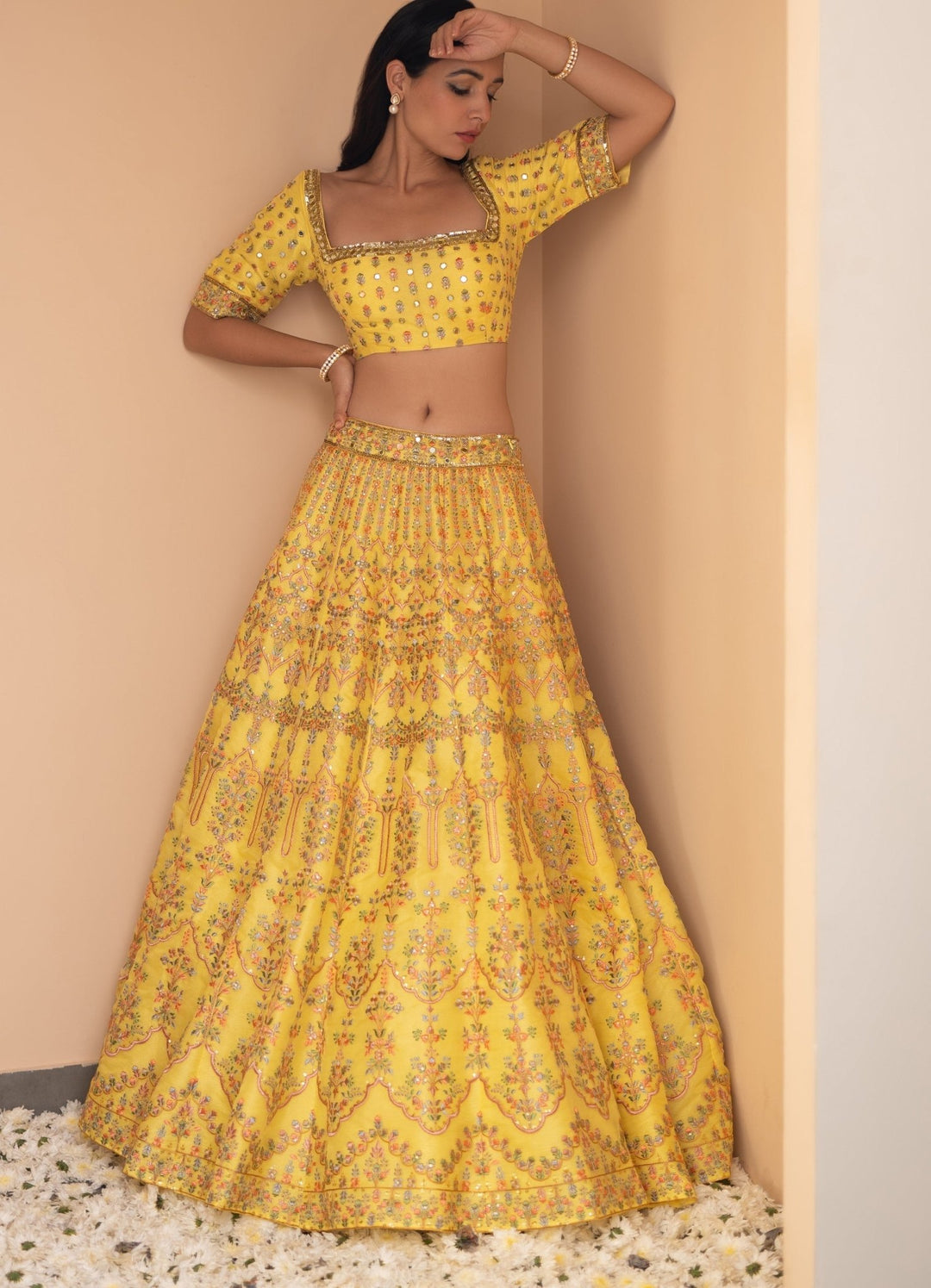 Sun Sparkle Lehenga Set Studio Iris - Fabilicious Fashion