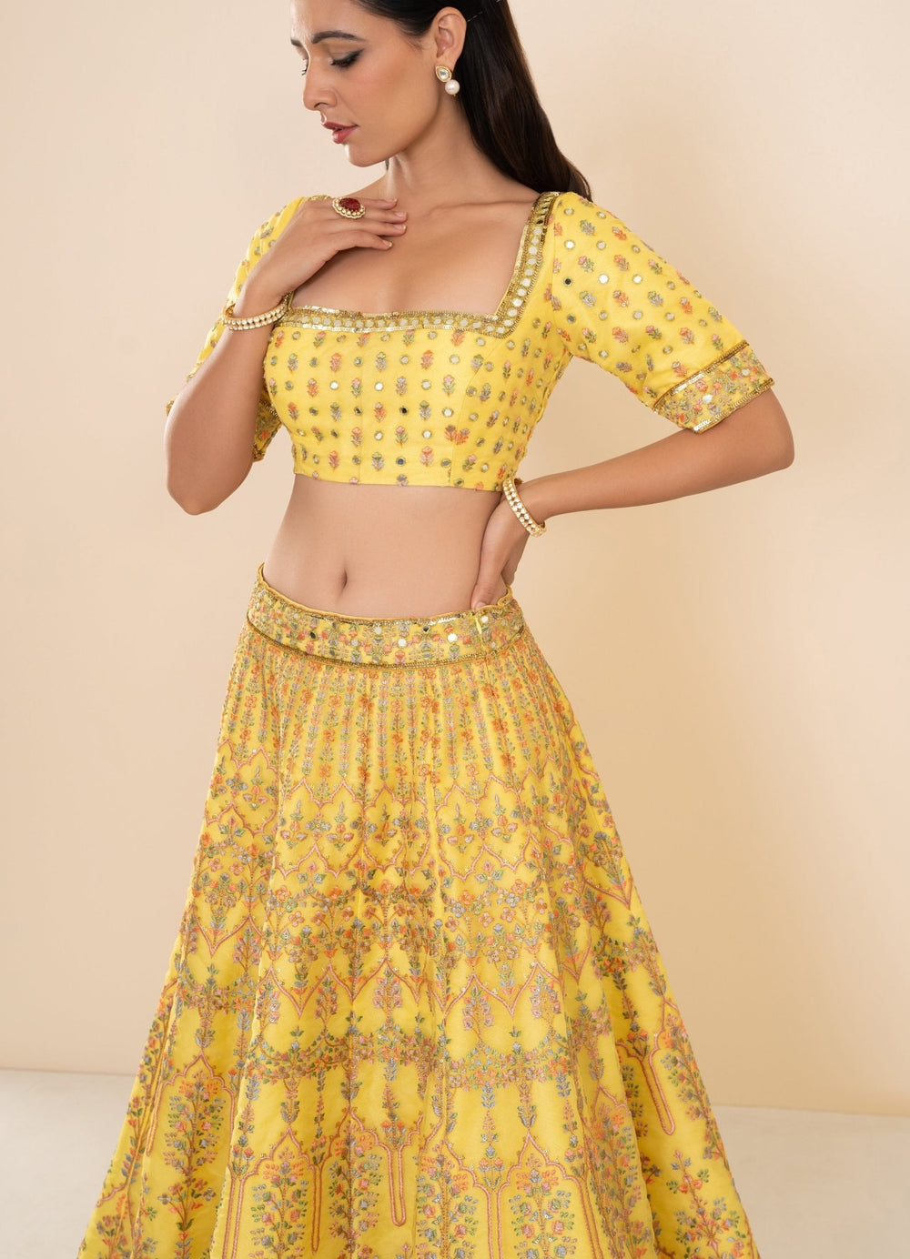 Sun Sparkle Lehenga Set Studio Iris - Fabilicious Fashion