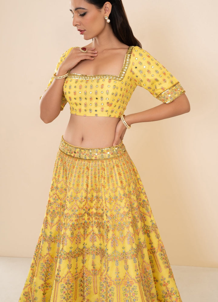 Sun Sparkle Lehenga Set Studio Iris - Fabilicious Fashion