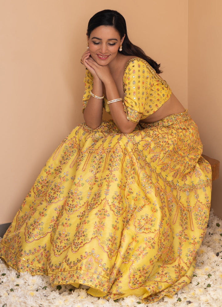 Sun Sparkle Lehenga Set Studio Iris - Fabilicious Fashion